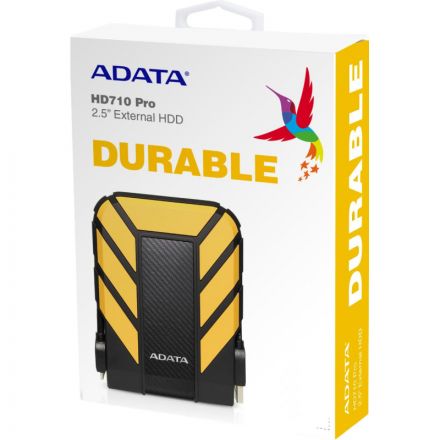 Портативный HDD A-DATA HD710 Pro, 2TB 2,5, USB 3.1, AHD710P-2TU31-CYL Портативный HDD A-DATA HD710 Pro, 2TB 2,5, USB 3.1, AHD710P-2TU31-CYL