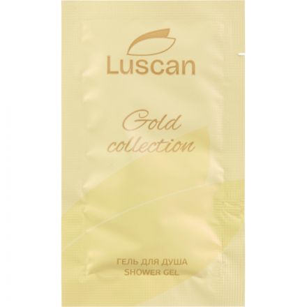 Гель для душа Luscan Gold Collection, саше 10мл,500шт/уп