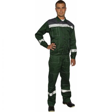 Костюм рабочий летний муж. л20-КПК зелен/сер (р.52-54) 182-188 Костюм рабочий летний муж. л20-КПК зелен/сер (р.52-54) 182-188