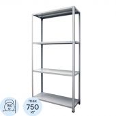 Стеллаж металлический ST_2000х1000х400 мм (4 полки/150 кг) 