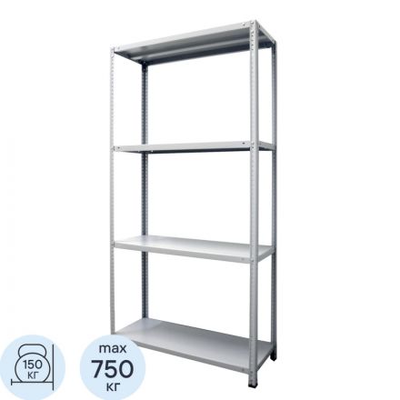Стеллаж металлический ST_2000х1000х400 мм (4 полки/150 кг) 