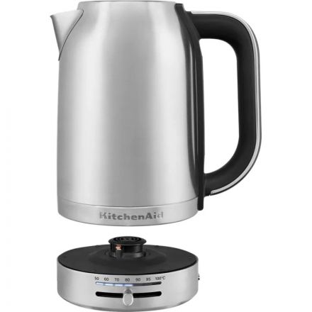 Чайник KitchenAid 5KEK1701ESX, термо-контроль, 1.7 л., нержавеющая сталь Чайник KitchenAid 5KEK1701ESX, термо-контроль, 1.7 л., нержавеющая сталь