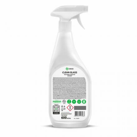 Средство для мытья стекол и зеркал 600 мл GRASS "Clean glass", распылитель, 130600 Средство для мытья стекол и зеркал 600 мл GRASS "Clean glass", распылитель, 130600