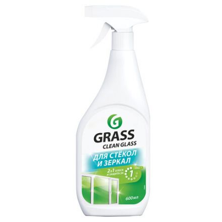 Средство для мытья стекол и зеркал 600 мл GRASS "Clean glass", распылитель, 130600 Средство для мытья стекол и зеркал 600 мл GRASS "Clean glass", распылитель, 130600