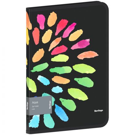 Папка на молнии Berlingo "Aqua" А4, 600мкм, с рисунком Папка на молнии Berlingo "Aqua" А4, 600мкм, с рисунком