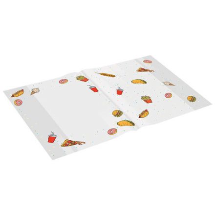 Обложки "FOOD" для тетрадей и дневников, КОМПЛЕКТ 10 шт., ПЛОТНЫЕ, 210х350 мм, 110 мкм, FUNSTER (ФАНСТЕР), 274083