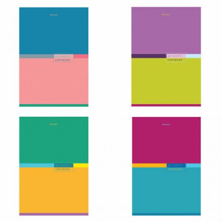 Тетрадь А4, 60 л., BRAUBERG, скоба, клетка, обложка картон, "Color", 404043 Тетрадь А4, 60 л., BRAUBERG, скоба, клетка, обложка картон, "Color", 404043