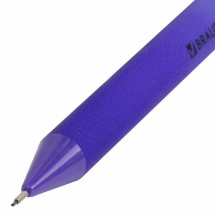 Карандаш механический 0,5 мм, BRAUBERG SOFT "Grade", HB, корпус soft-touch ассорти, 181958