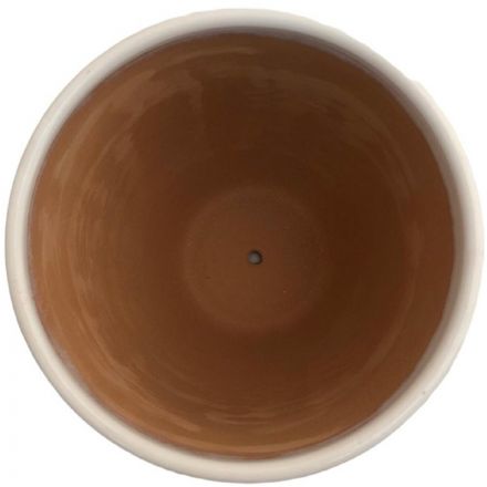 Горшок керамич.Бутонс подстав.,1,4л.,Д135 Ш135 В130,молочно-белый,BH-35-1 Горшок керамич.Бутонс подстав.,1,4л.,Д135 Ш135 В130,молочно-белый,BH-35-1