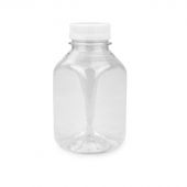 Бутылка проз. с крышкой 0,3л ПЭТ d-38мм BRC, широкое горло, квадр.,250шт/уп
