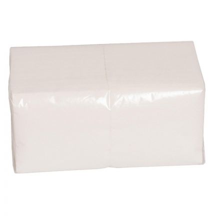 Салфетки бумажные Big Pack 1-слойные 24x24 см белые (600 штук в упаковке)