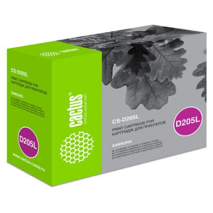 Картридж лазерный CACTUS (CS-D205L) для SAMSUNG ML-3310ND/3710D/3710ND, ресурс 5000 стр. Картридж лазерный CACTUS (CS-D205L) для SAMSUNG ML-3310ND/3710D/3710ND, ресурс 5000 стр.
