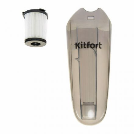 Пылесос вертикальный KITFORT KT-510, потребляемая мощность 650 Вт, циклонный фильтр 1,2 л, белый Пылесос вертикальный KITFORT KT-510, потребляемая мощность 650 Вт, циклонный фильтр 1,2 л, белый