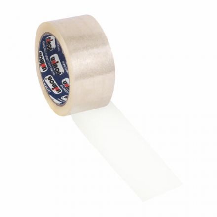 Клейкая лента упаковочная, 48 мм х 66 м, прозрачная, толщина 45 микрон, UNIBOB 600, 29341