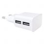 Зарядное устройство сетевое (220 В) RED LINE NT-2A, 2 порта USB, выходной ток 2,1 А, белое, УТ000009405