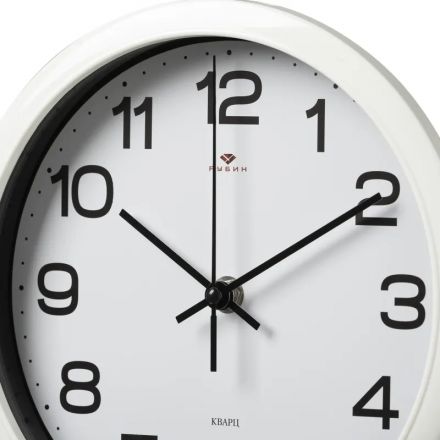 Часы настенные круг d=22см, корпус белый Классика арт.2222-344 Часы настенные круг d=22см, корпус белый Классика арт.2222-344