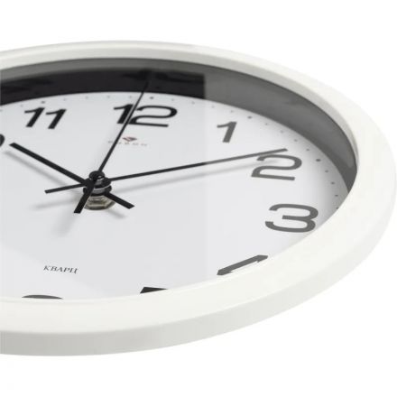 Часы настенные круг d=22см, корпус белый Классика арт.2222-344 Часы настенные круг d=22см, корпус белый Классика арт.2222-344