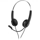 Гарнитура компьютерная Genius HS-220U, кабель 2.4м., черный Гарнитура компьютерная Genius HS-220U, кабель 2.4м., черный