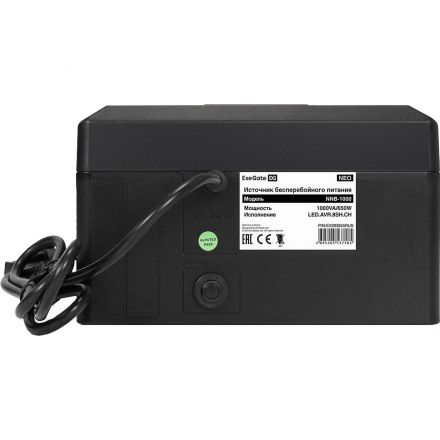ИБП ExeGate NEO NNB-1000 лин-инт, 1000ВА/650Вт 8xEURO+4USB(EX293855RUS)