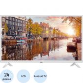 Телевизор Econ EX-24HS002W, HD ready, смарт (Android), белый Телевизор Econ EX-24HS002W, HD ready, смарт (Android), белый