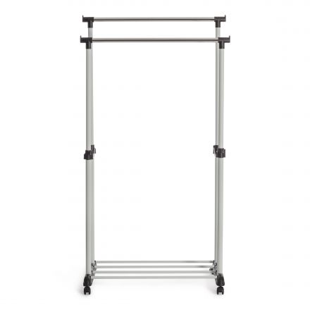 Вешалка JET, металл, пластик, 86*44*166 см, черный/светло-серый/хром Вешалка JET, металл, пластик, 86*44*166 см, черный/светло-серый/хром