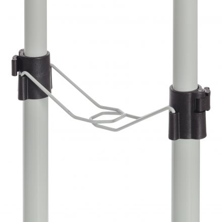 Вешалка JET, металл, пластик, 86*44*166 см, черный/светло-серый/хром Вешалка JET, металл, пластик, 86*44*166 см, черный/светло-серый/хром