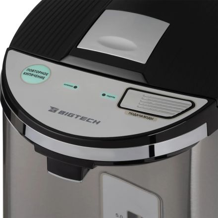 Термопот BigTech APTP-303, 5л, 750 Вт, металл/черный