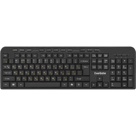 Набор клавиатура+мышь ExeGate Professional Combo MK240 черный(EX286220RUS)
