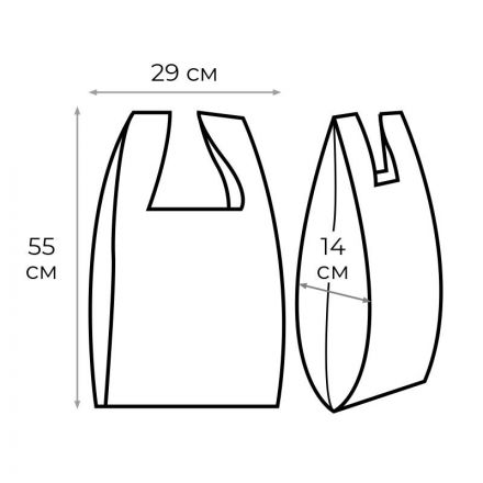 Пакет-майка Пакет Майка БИО с рисунком, 29x55x2x7 см, 15 мкм, 100 шт./уп Пакет-майка Пакет Майка БИО с рисунком, 29x55x2x7 см, 15 мкм, 100 шт./уп