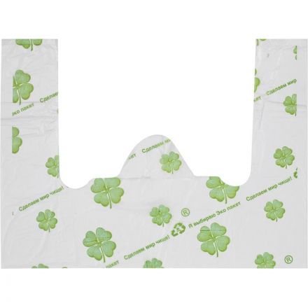 Пакет-майка Пакет Майка БИО с рисунком, 29x55x2x7 см, 15 мкм, 100 шт./уп Пакет-майка Пакет Майка БИО с рисунком, 29x55x2x7 см, 15 мкм, 100 шт./уп