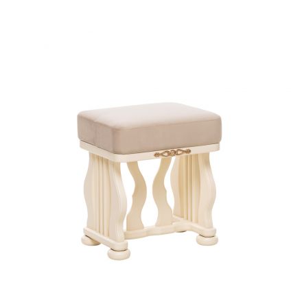 Банкетка Leset "Джульетта", Дуб шампань, V18 бежевый, Ткань Велюр