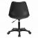 Кресло стул BRABIX "Eames MG-310 PL", пластик черный, экокожа черная, 532927