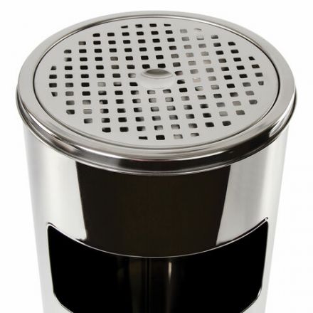 Урна с пепельницей 27 литров, 600х250 мм, нержавеющая сталь, зеркальная, LAIMA PROFESSIONAL, 606299 Урна с пепельницей 27 литров, 600х250 мм, нержавеющая сталь, зеркальная, LAIMA PROFESSIONAL, 606299