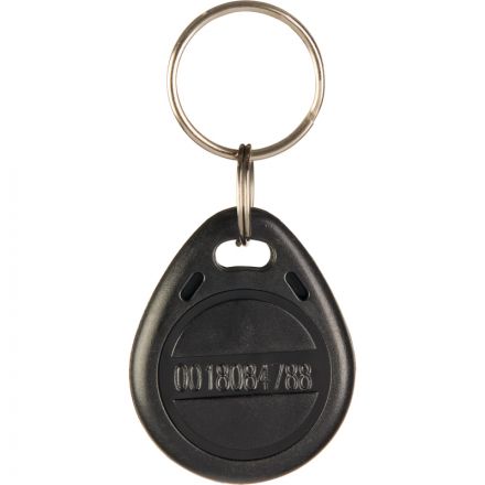 Брелок бесконтактный EM-Marine, чтение, с номером черный (100шт/уп)