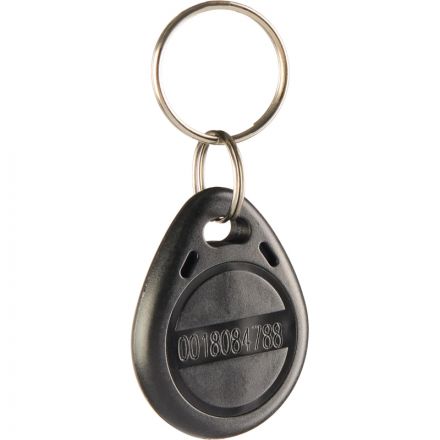 Брелок бесконтактный EM-Marine, чтение, с номером черный (100шт/уп)