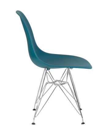 Стул обеденный DOBRIN DSR, ножки хром, цвет морской волны (G-05)