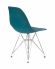 Стул обеденный DOBRIN DSR, ножки хром, цвет морской волны (G-05)