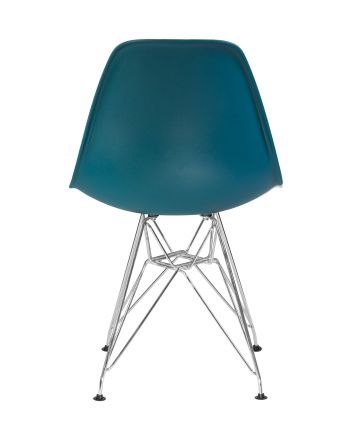 Стул обеденный DOBRIN DSR, ножки хром, цвет морской волны (G-05)