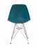 Стул обеденный DOBRIN DSR, ножки хром, цвет морской волны (G-05)