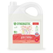 Гель для стирки концентрированный биоразлагаемый 5 л, SYNERGETIC "Магическая орхидея", 109839