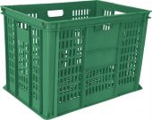 Ящик 600х400х410 перфорированный зеленый