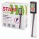 Грифели запасные 0,5 мм, HB, STAFF "EVERYDAY" MPL-876, КОМПЛЕКТ 12 шт., 180876