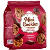 Печенье БРЯНКОНФИ "Mini cookies" с кусочками шоколада, 200 г, 3045076 Печенье БРЯНКОНФИ "Mini cookies" с кусочками шоколада, 200 г, 3045076