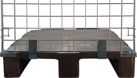 Контейнер металлический оцинкованный на паллете 1200х800х1030 мм