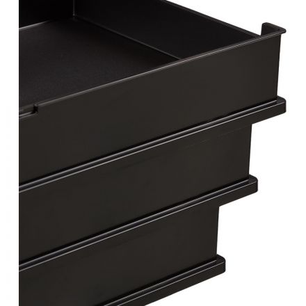 Лоток для бумаг HAN горизонтальный с индексным окном матовый черный Лоток для бумаг HAN горизонтальный с индексным окном матовый черный