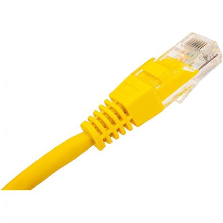 Патч-корд TWT TWT-45-45-0.15-YL UTP кат.5e, 0.15 м, желтый