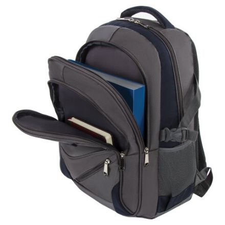 Рюкзак BRAUBERG URBAN универсальный, 2 отделения, "MainStream 1", серо-синий, 45х32х19 см, 224445 Рюкзак BRAUBERG URBAN универсальный, 2 отделения, "MainStream 1", серо-синий, 45х32х19 см, 224445