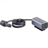 Зарядное устройство Ugreen EC706 (35571)авто;150W 4-PortGaN+USB-A+USB-C сер Зарядное устройство Ugreen EC706 (35571)авто;150W 4-PortGaN+USB-A+USB-C сер