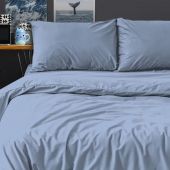 Постельное белье Евро Поплин гл/кр (нав.50х70-2шт), Деним,299509 Постельное белье Евро Поплин гл/кр (нав.50х70-2шт), Деним,299509