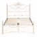Кровать CANZONA Wood slat base, дерево гевея/металл, 120*200 см (middle bed), Белый (butter white)